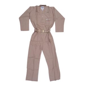 UKEN COVERALL 100% COTTON BEIGE SMALL