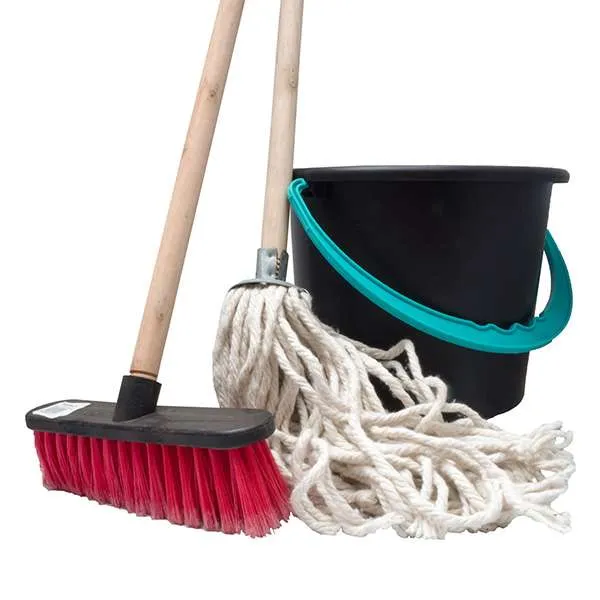 Economy Mop, Broom & Bucket Combo