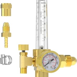Yeswelder Argon/CO2 Mig Tig Flow Meter Gas Regulator Gauge Welding Weld